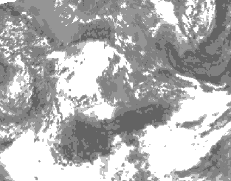 GDPS total cloud 108 hour forecast chart for Canada based on 2026/05/14 1200Z data