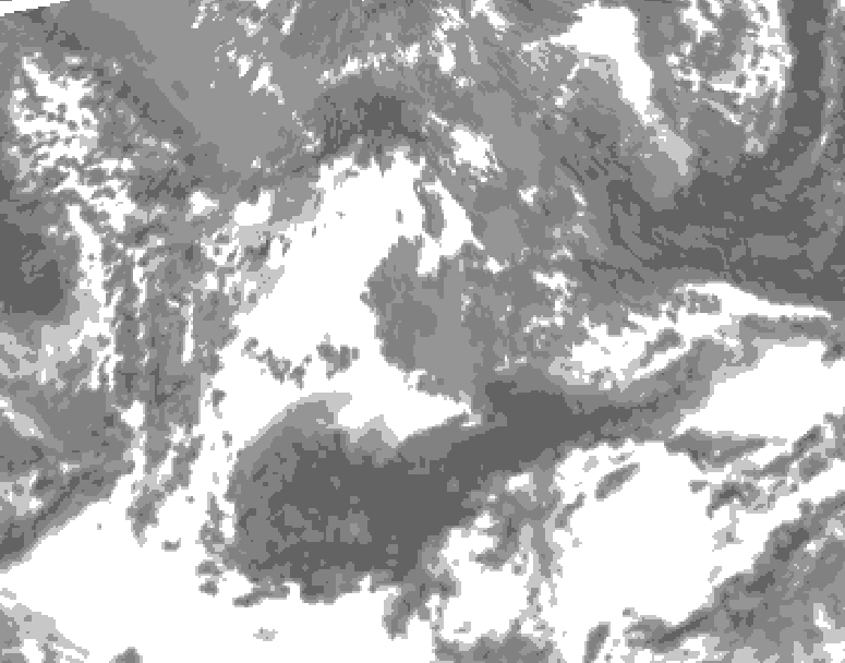 GDPS total cloud 114 hour forecast chart for Canada based on 2026/05/14 1200Z data