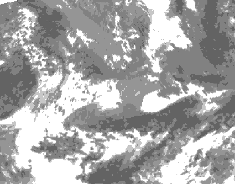GDPS total cloud 162 hour forecast chart for Canada based on 2026/05/14 1200Z data
