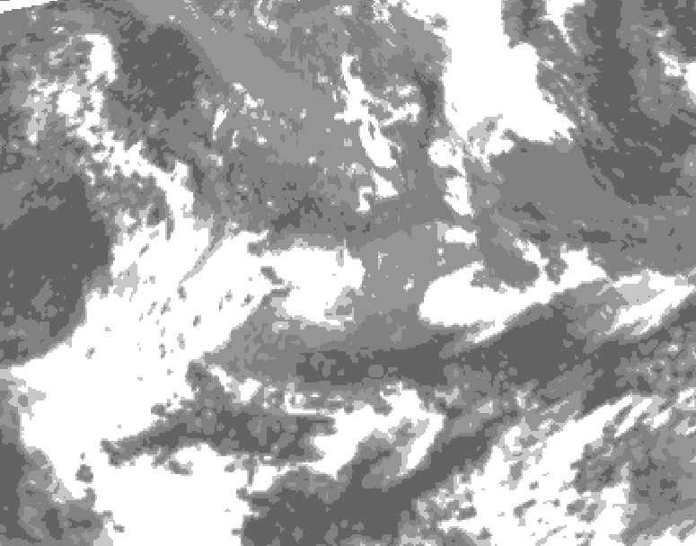 GDPS total cloud 168 hour forecast chart for Canada based on 2026/05/14 1200Z data