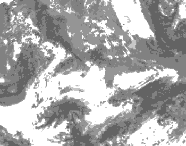 GDPS total cloud 186 hour forecast chart for Canada based on 2026/05/14 1200Z data