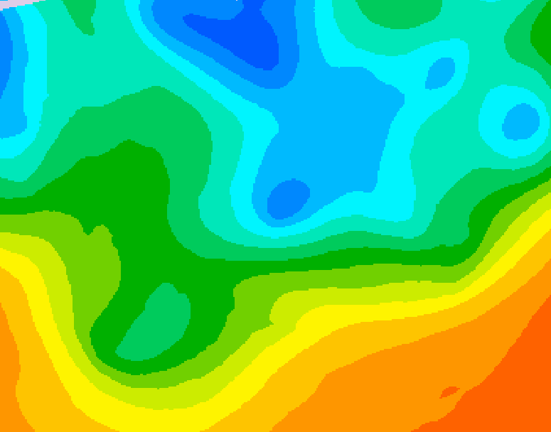 GDPS 500 millibar geopotential height 066 hour forecast chart for Canada based on 2026/05/15 0000Z data