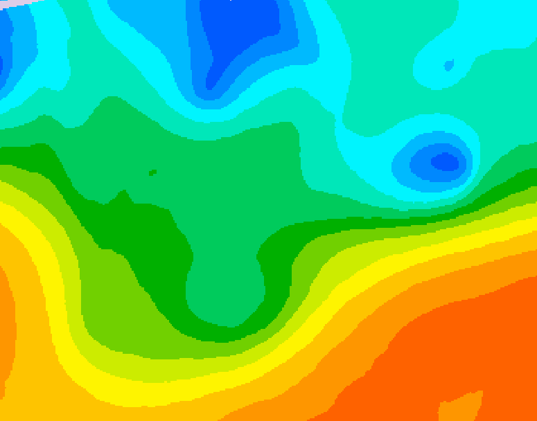 GDPS 500 millibar geopotential height 108 hour forecast chart for Canada based on 2026/05/15 0000Z data