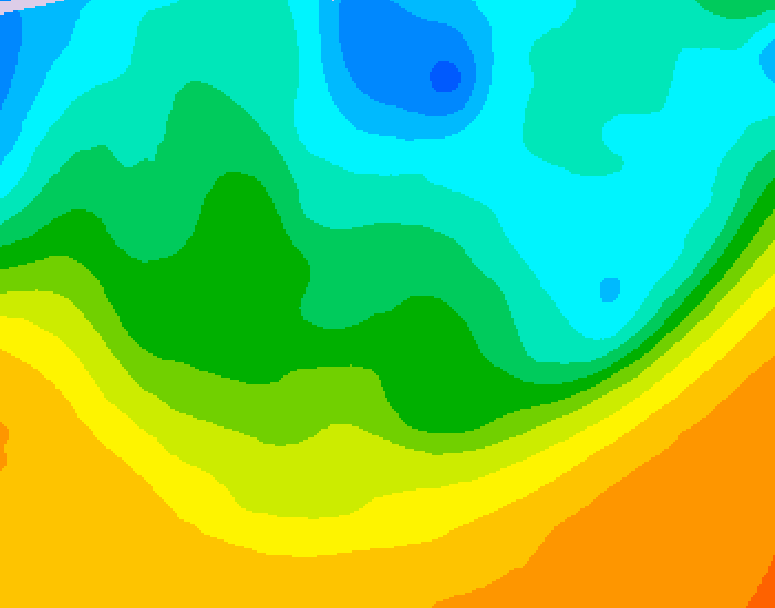 GDPS 500 millibar geopotential height 174 hour forecast chart for Canada based on 2026/05/15 0000Z data