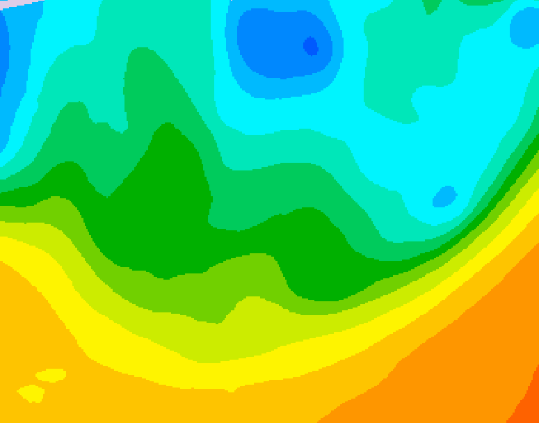 GDPS 500 millibar geopotential height 180 hour forecast chart for Canada based on 2026/05/15 0000Z data