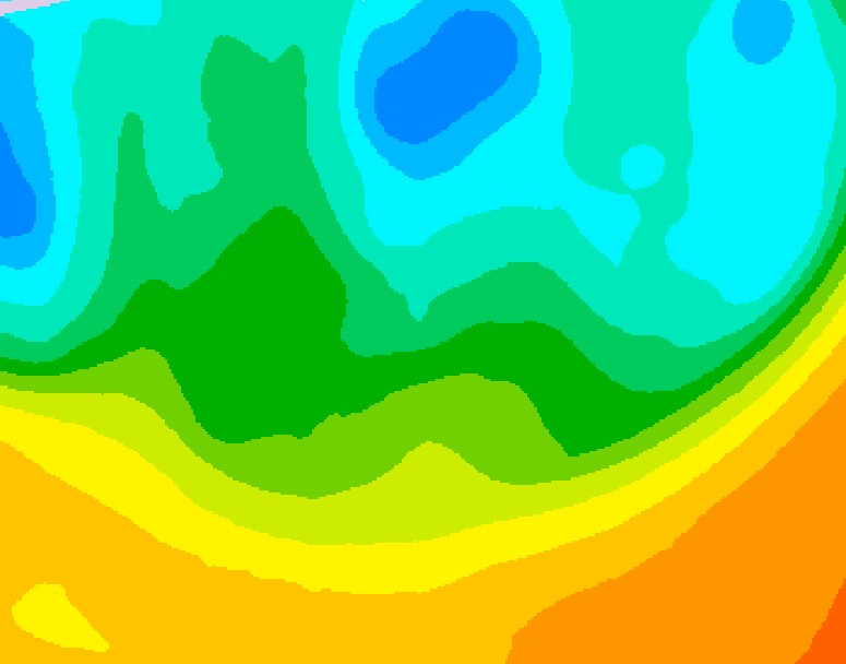 GDPS 500 millibar geopotential height 192 hour forecast chart for Canada based on 2026/05/15 0000Z data