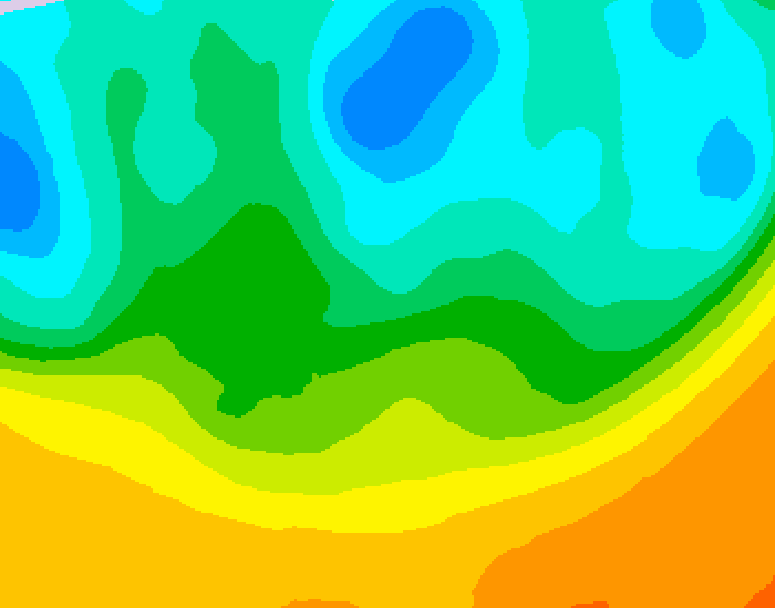 GDPS 500 millibar geopotential height 198 hour forecast chart for Canada based on 2026/05/15 0000Z data