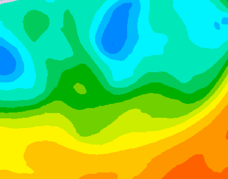 GDPS 500 millibar geopotential height 210 hour forecast chart for Canada based on 2026/05/15 0000Z data