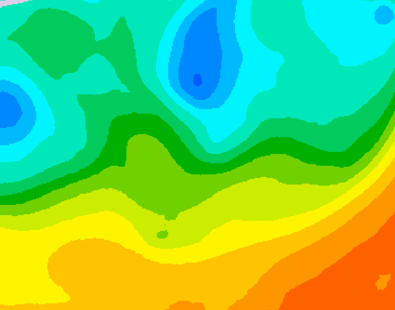 GDPS 500 millibar geopotential height 216 hour forecast chart for Canada based on 2026/05/15 0000Z data