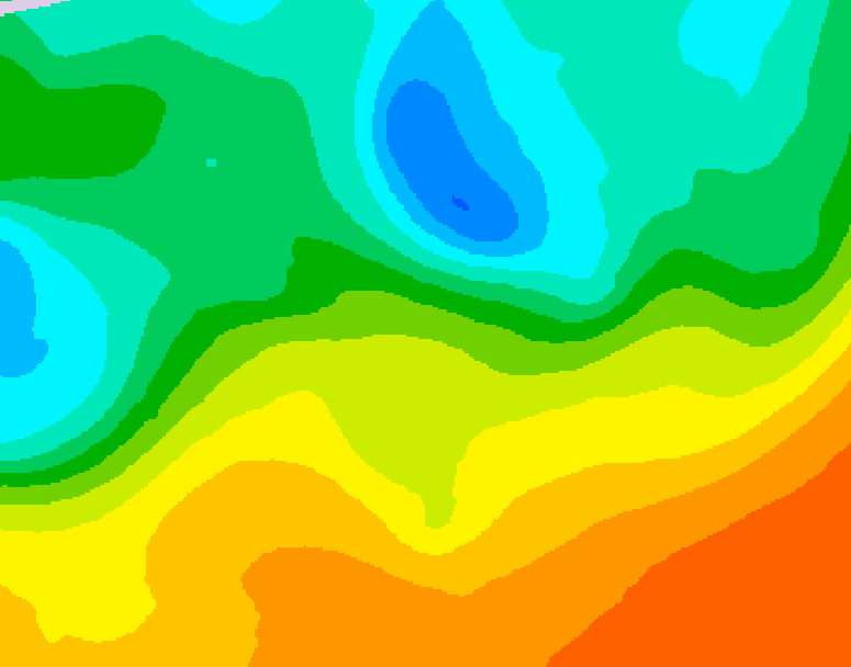 GDPS 500 millibar geopotential height 234 hour forecast chart for Canada based on 2026/05/15 0000Z data