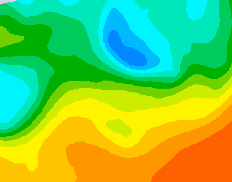 GDPS 500 millibar geopotential height 240 hour forecast chart for Canada based on 2026/05/15 0000Z data