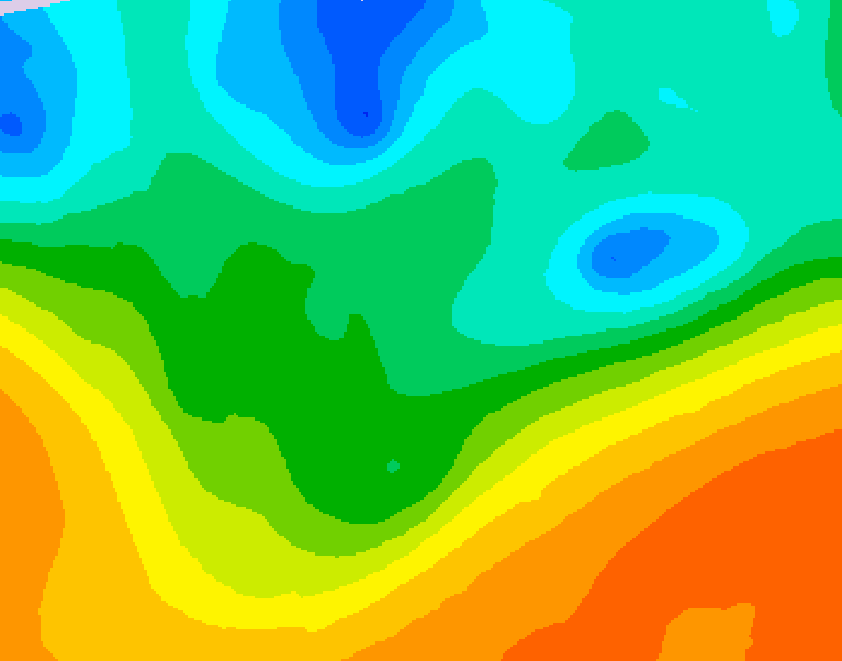 GDPS 500 millibar geopotential height 108 hour forecast chart for Canada based on 2026/05/15 1200Z data