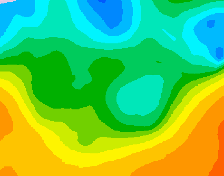 GDPS 500 millibar geopotential height 156 hour forecast chart for Canada based on 2026/05/15 1200Z data