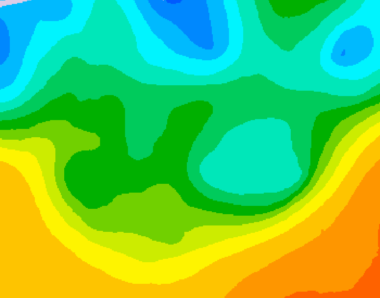 GDPS 500 millibar geopotential height 168 hour forecast chart for Canada based on 2026/05/15 1200Z data