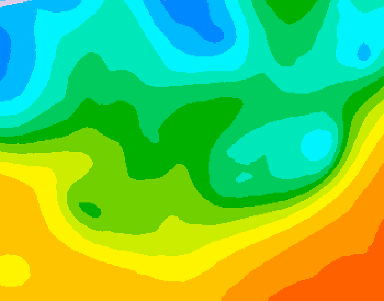 GDPS 500 millibar geopotential height 180 hour forecast chart for Canada based on 2026/05/15 1200Z data