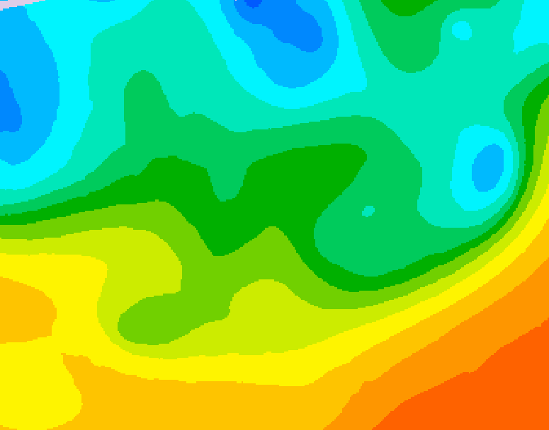 GDPS 500 millibar geopotential height 192 hour forecast chart for Canada based on 2026/05/15 1200Z data