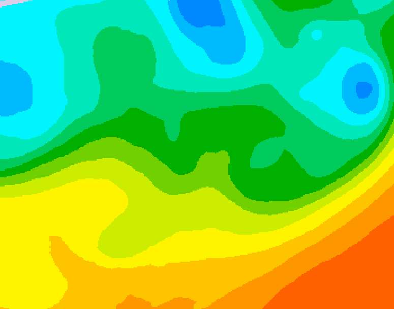 GDPS 500 millibar geopotential height 204 hour forecast chart for Canada based on 2026/05/15 1200Z data