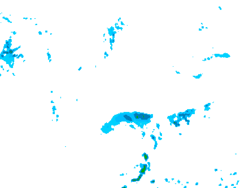 GDPS precipitation 114 hour forecast chart for Canada based on 2026/05/15 0000Z data