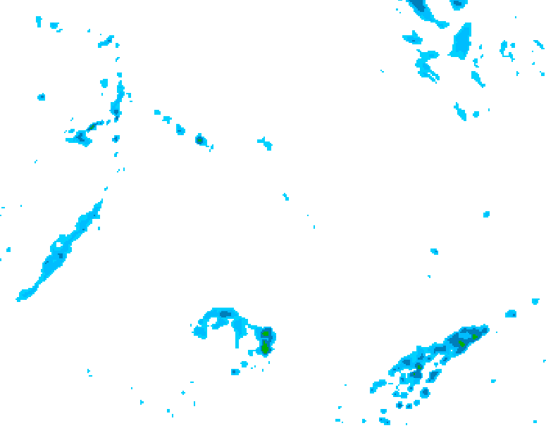 GDPS precipitation 222 hour forecast chart for Canada based on 2026/05/15 1200Z data
