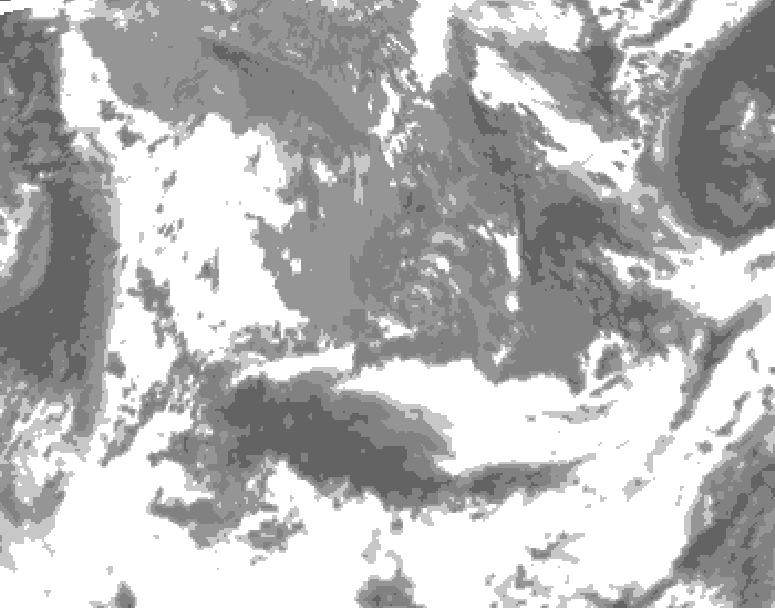 GDPS total cloud 066 hour forecast chart for Canada based on 2026/05/15 0000Z data
