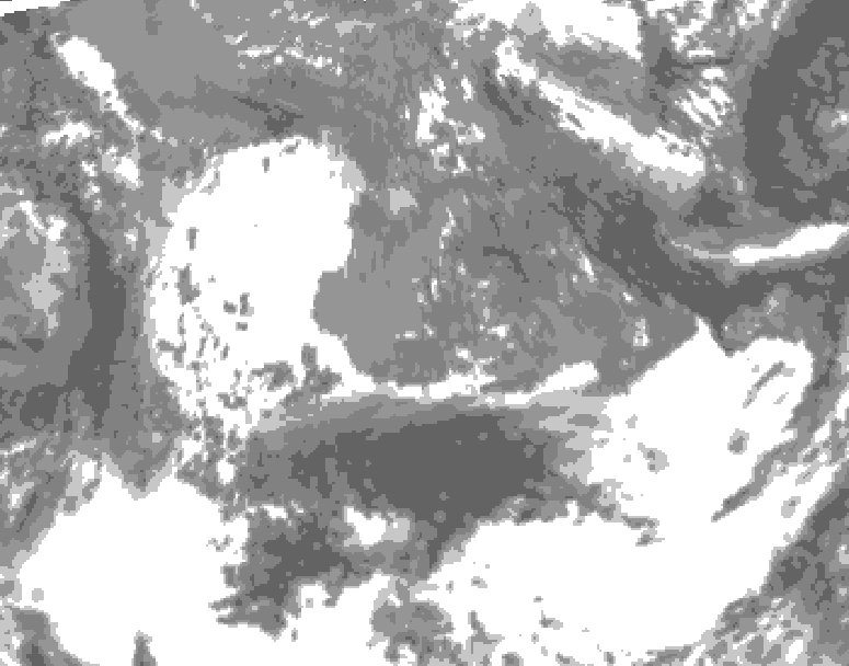 GDPS total cloud 078 hour forecast chart for Canada based on 2026/05/15 0000Z data