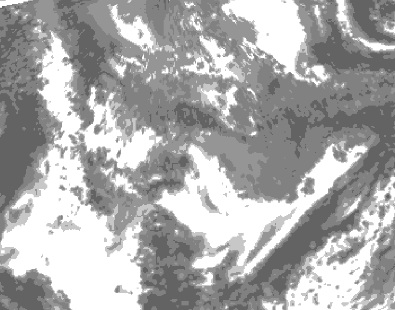 GDPS total cloud 180 hour forecast chart for Canada based on 2026/05/15 0000Z data