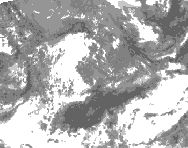 GDPS total cloud 084 hour forecast chart for Canada based on 2026/05/15 1200Z data