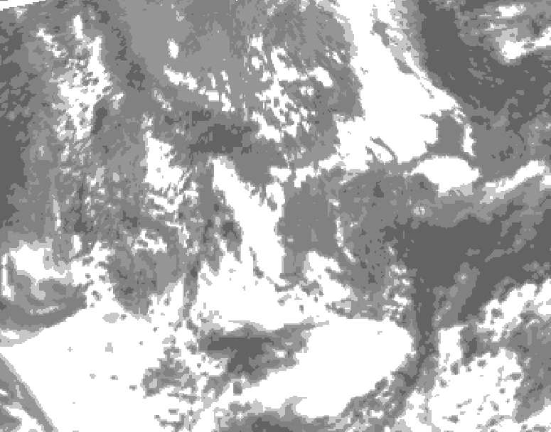 GDPS total cloud 156 hour forecast chart for Canada based on 2026/05/15 1200Z data