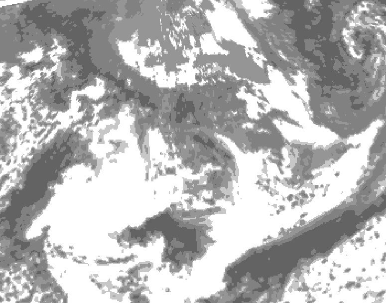 GDPS total cloud 222 hour forecast chart for Canada based on 2026/05/15 1200Z data