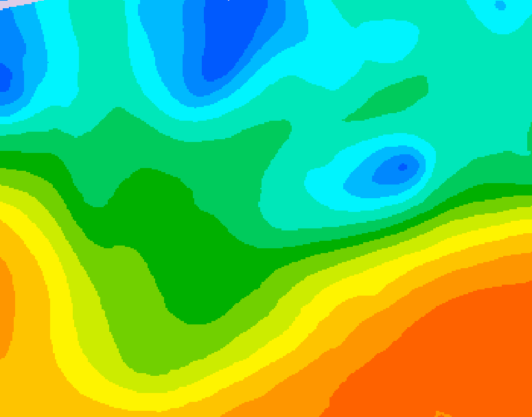 GDPS 500 millibar geopotential height 084 hour forecast chart for Canada based on 2026/05/16 0000Z data