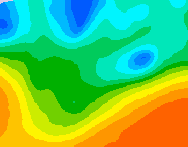 GDPS 500 millibar geopotential height 090 hour forecast chart for Canada based on 2026/05/16 0000Z data