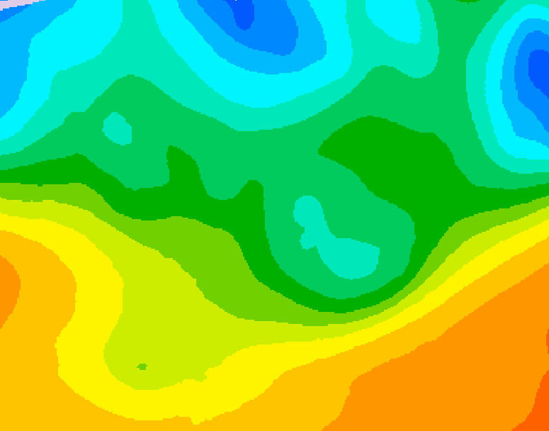 GDPS 500 millibar geopotential height 144 hour forecast chart for Canada based on 2026/05/16 0000Z data