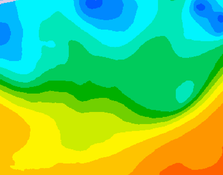 GDPS 500 millibar geopotential height 168 hour forecast chart for Canada based on 2026/05/16 0000Z data