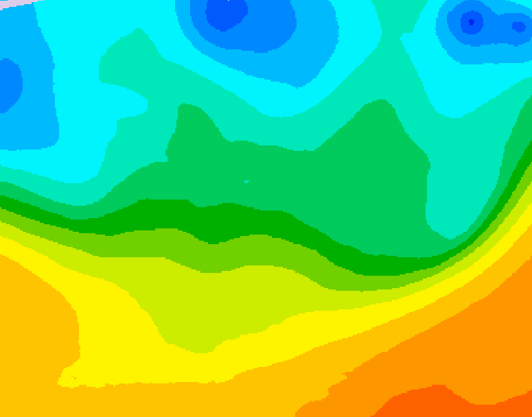 GDPS 500 millibar geopotential height 174 hour forecast chart for Canada based on 2026/05/16 0000Z data