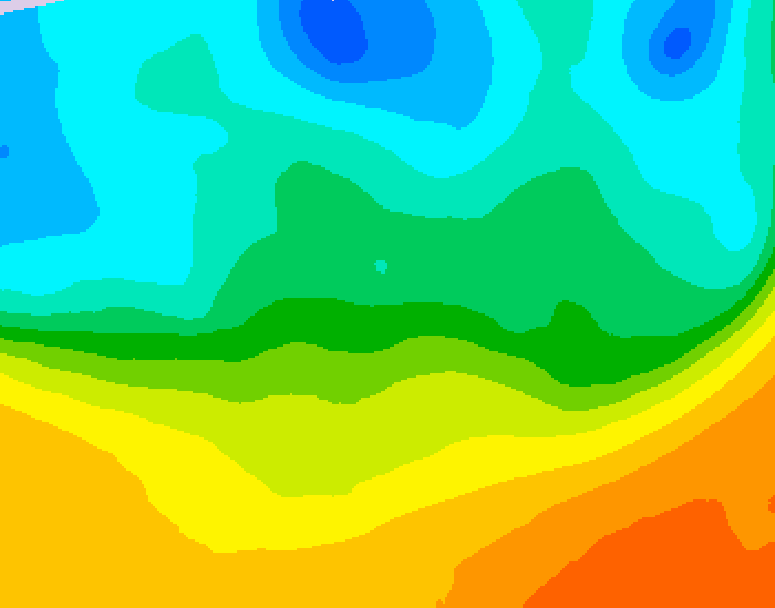 GDPS 500 millibar geopotential height 186 hour forecast chart for Canada based on 2026/05/16 0000Z data