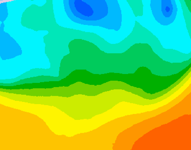 GDPS 500 millibar geopotential height 192 hour forecast chart for Canada based on 2026/05/16 0000Z data