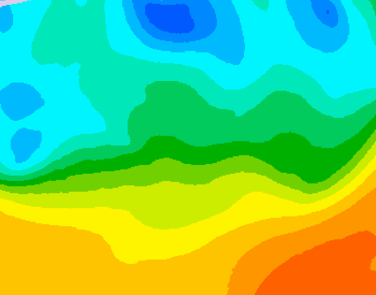 GDPS 500 millibar geopotential height 198 hour forecast chart for Canada based on 2026/05/16 0000Z data