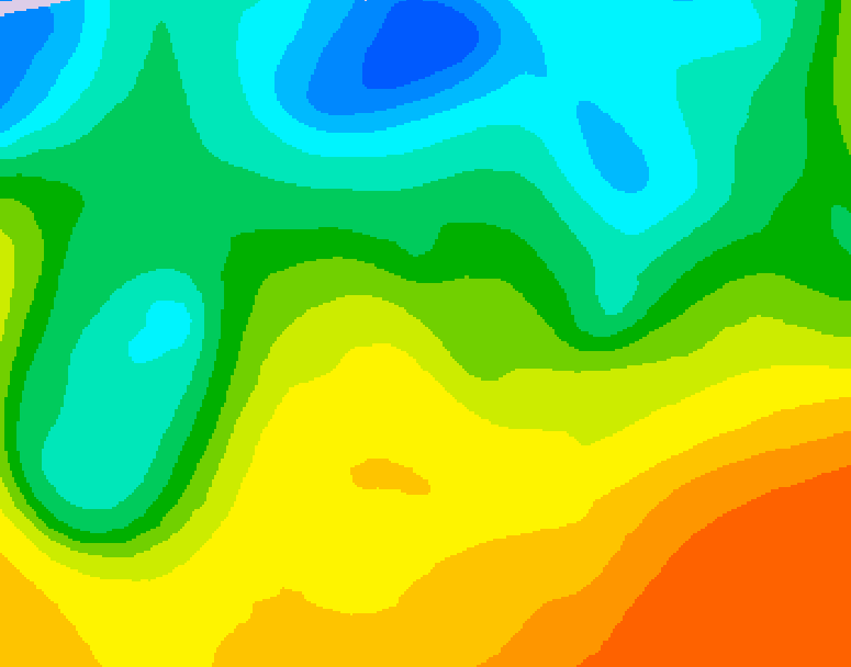 GDPS 500 millibar geopotential height 234 hour forecast chart for Canada based on 2026/05/16 0000Z data