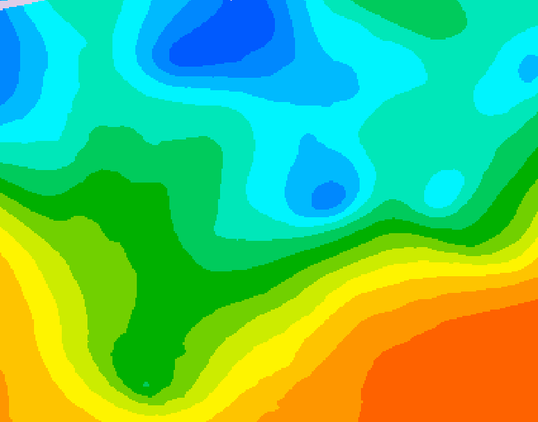 GDPS 500 millibar geopotential height 048 hour forecast chart for Canada based on 2026/05/16 1200Z data