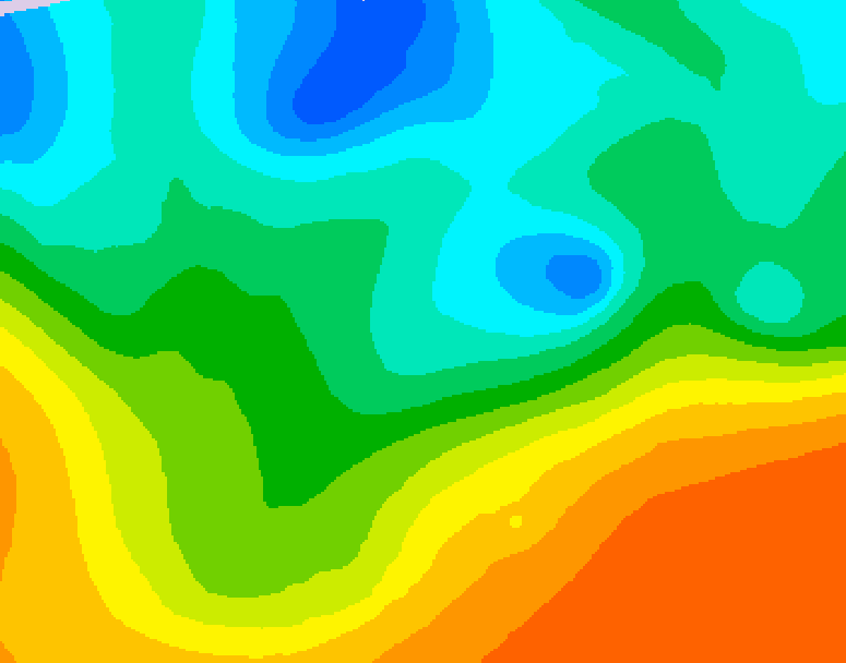 GDPS 500 millibar geopotential height 060 hour forecast chart for Canada based on 2026/05/16 1200Z data
