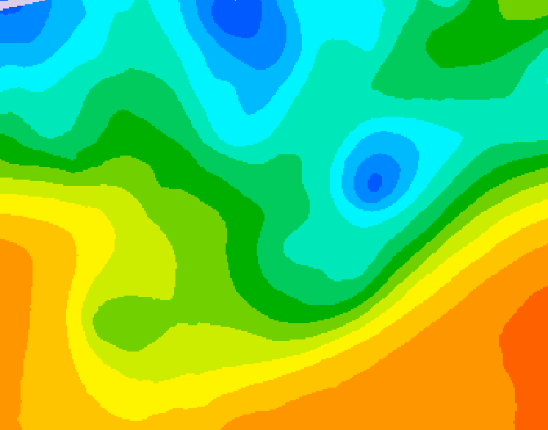 GDPS 500 millibar geopotential height 108 hour forecast chart for Canada based on 2026/05/16 1200Z data