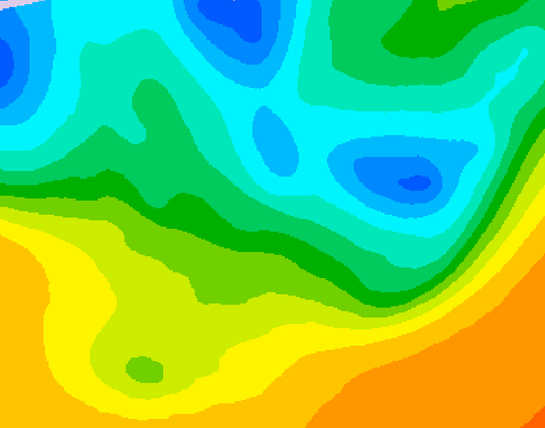 GDPS 500 millibar geopotential height 138 hour forecast chart for Canada based on 2026/05/16 1200Z data