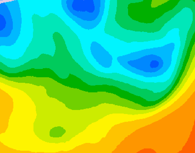 GDPS 500 millibar geopotential height 144 hour forecast chart for Canada based on 2026/05/16 1200Z data