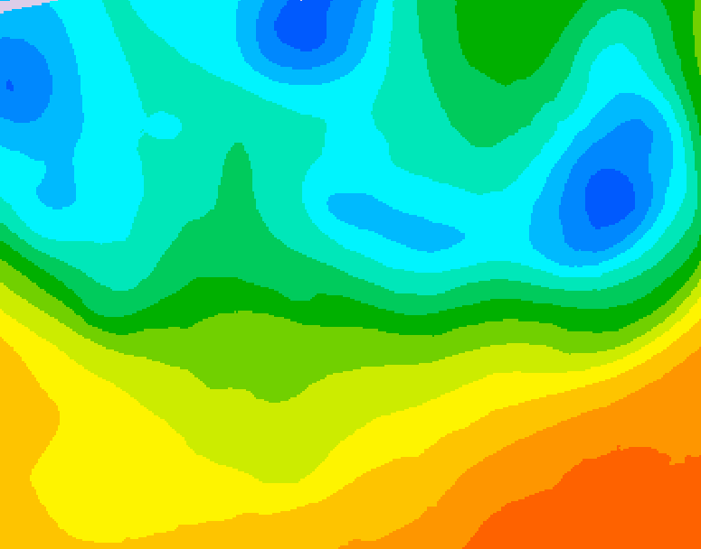 GDPS 500 millibar geopotential height 162 hour forecast chart for Canada based on 2026/05/16 1200Z data
