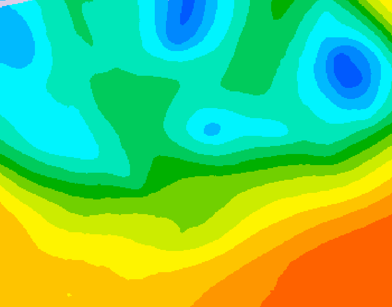 GDPS 500 millibar geopotential height 186 hour forecast chart for Canada based on 2026/05/16 1200Z data