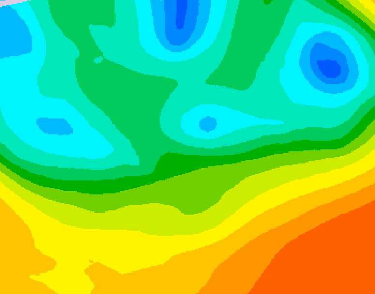 GDPS 500 millibar geopotential height 192 hour forecast chart for Canada based on 2026/05/16 1200Z data