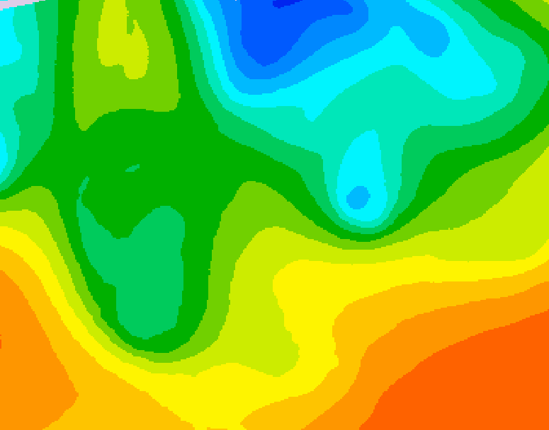 GDPS 500 millibar geopotential height 240 hour forecast chart for Canada based on 2026/05/16 1200Z data