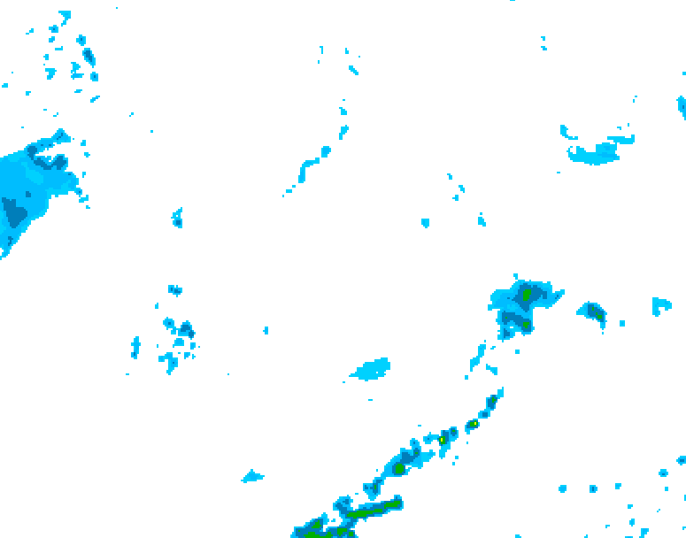 GDPS precipitation 090 hour forecast chart for Canada based on 2026/05/16 1200Z data