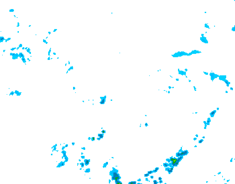 GDPS precipitation 132 hour forecast chart for Canada based on 2026/05/16 1200Z data