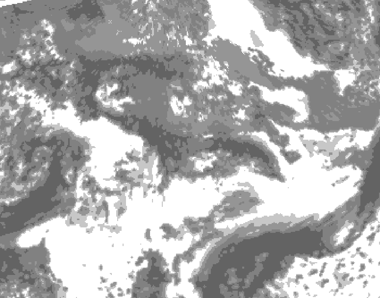 GDPS total cloud 204 hour forecast chart for Canada based on 2026/05/16 0000Z data